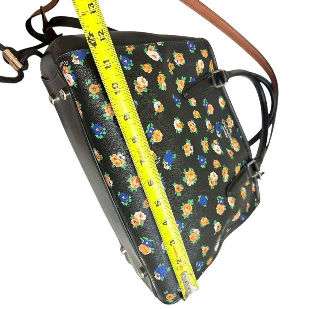 COACH F 57629 FLORAL MULTI CILOR TOTE HANDBAG SHOULDER bag